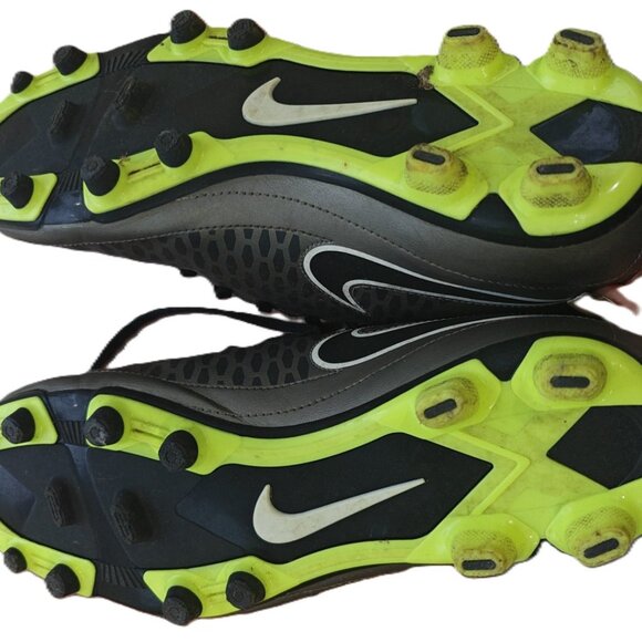 Nike Hypervenom Phade II FG Soccer Cleats – Grey/Black/Volt – Men’s Size 10 - Picture 5 of 6